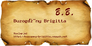 Buzogány Brigitta névjegykártya