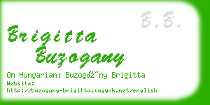 brigitta buzogany business card